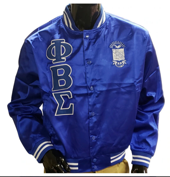 Phi Beta Sigma - Satin Jacket (Blue)