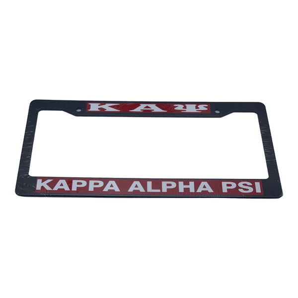 Kappa Alpha Psi - Plastic License Plate Frame