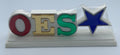 Order of The Eastern Star - Colored Desktop Letter Set 11" x 4.5"