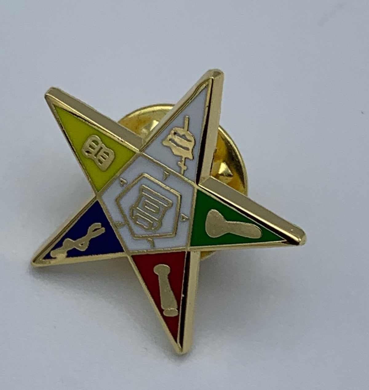 Order of The Eastern Star - Shield Lapel Pin