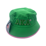 Alpha Kappa Alpha- Novelty Bucket Hat (Green)