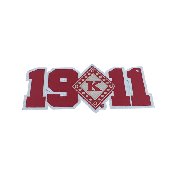 Kappa Alpha Psi -  11.75” Crest/Year Chenille (Sew on) Patch