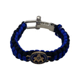 Mason - Paracord Bracelet (Blue/Black)