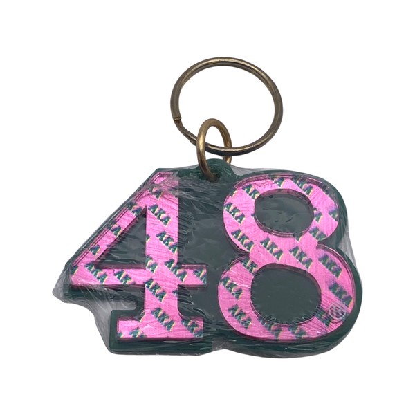 Alpha Kappa Alpha - Line Number Keychain #48