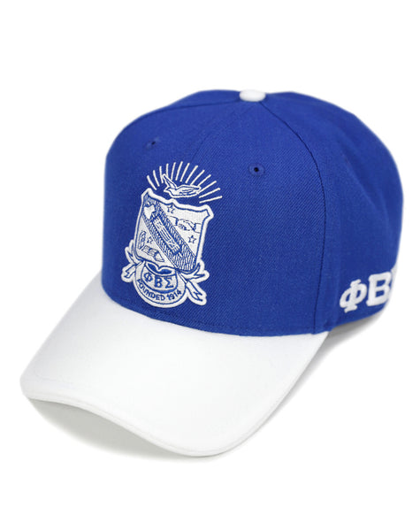Phi Beta Sigma - Adjustable Baseball Cap (Shield/Blue) (2)