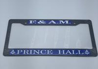 Mason (Prince Hall)- Plastic License Plate Frame