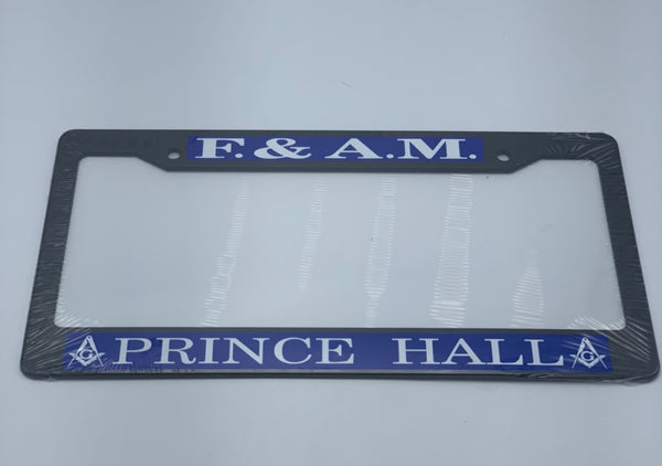 Mason (Prince Hall)- Plastic License Plate Frame