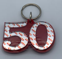 Delta Sigma Theta - Line Number Keychain #50