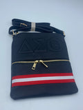 Delta Sigma Theta - Embossed Cross Body Bag