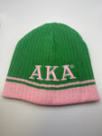Alpha Kappa Alpha - Beanie Hat (Green)