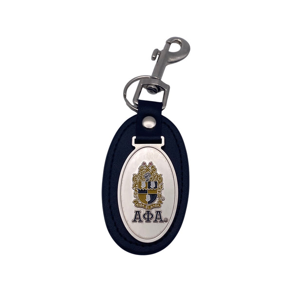 Alpha Phi Alpha -  Leather Flob Keychain