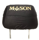 Mason - Car Seat Head Rest Cover (Black)