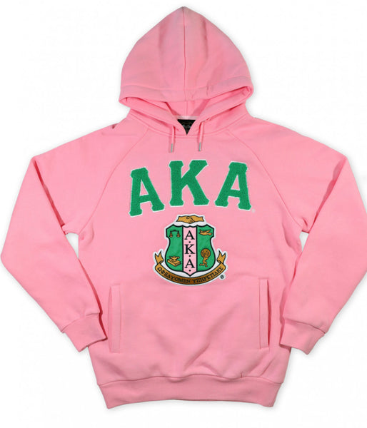 Alpha Kappa Alpha - Pull Over Hoodie (Pink)