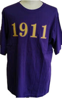 Omega Phi Psi - 1911 Tee Shirt (Purple)