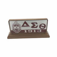 Delta Sigma Theta - Desktop Plaque 11" x 4.5"