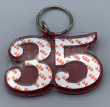 Delta Sigma Theta - Line Number Keychain #35