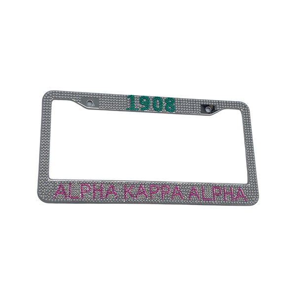 Alpha Kappa Alpha - 1908 Pearl License Plate Frame