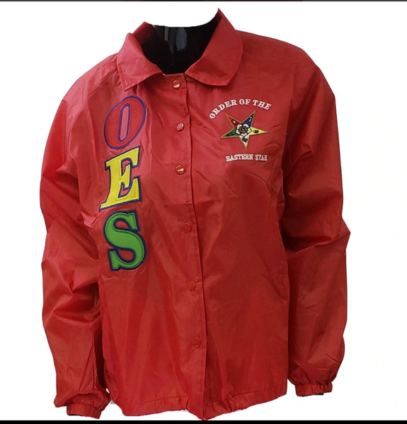 Order of The Eastern Star - Line Jacket (Red)