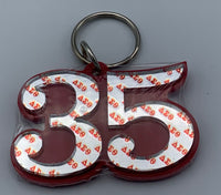 Delta Sigma Theta - Line Number Keychain #35