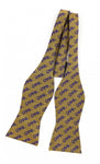 Omega Psi Phi - (Gold) Bow tie w/Letters