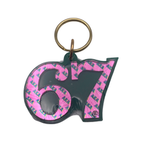 Alpha Kappa Alpha - Line Number Keychain #67