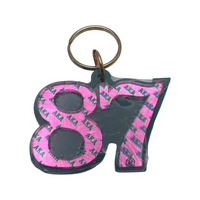 Alpha Kappa Alpha - Line Number Keychain #87