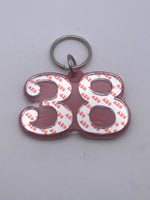 Delta Sigma Theta - Line Number Keychain #38