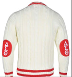 Delta Sigma Theta - V-Neck Sweater (Cream)