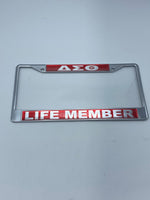 Delta Sigma Theta - Life Member License Plate Frame