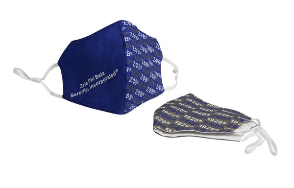 Zeta Phi Beta - Hemp Face Mask (2Pack)