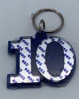 Phi Beta Sigma -Line Number Keychain #10