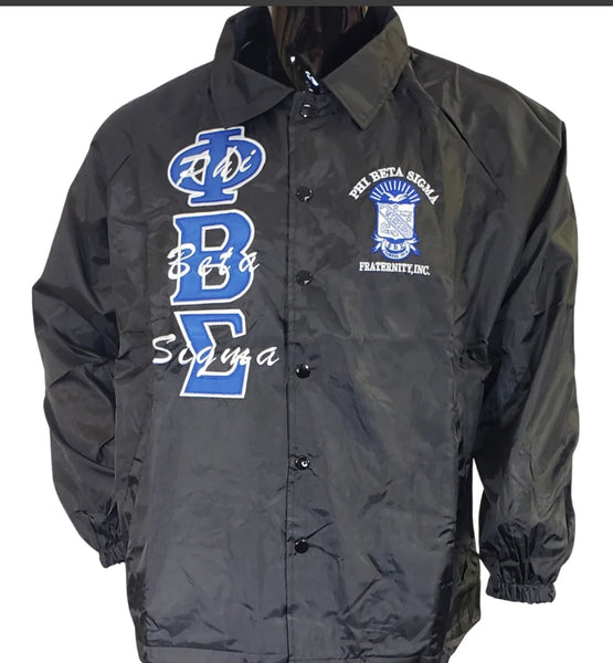 Phi Beta Sigma - Line Jacket (Black)