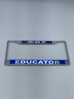 Phi Beta Sigma - Educator License Plate Frame