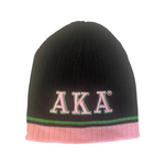 Alpha Kappa Alpha - Beanie Hat (Black)