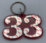 Delta Sigma Theta - Line Number Keychain #33