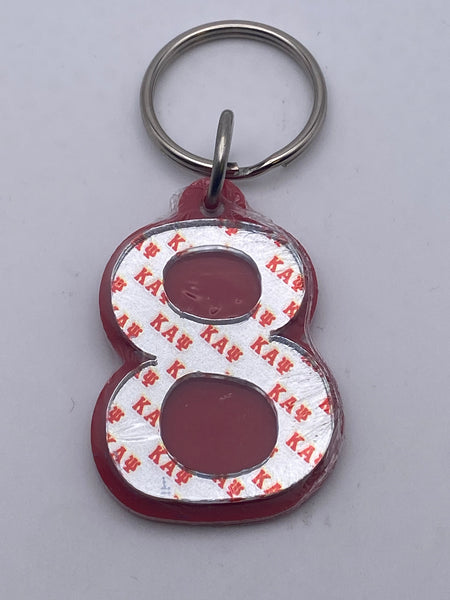 Kappa Alpha Psi - Line Number Keychain #8