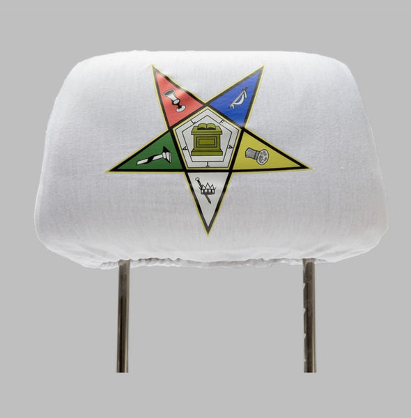 Order of Theta Eastern Star - Car Seat Head Rest Cover