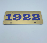 Sigma Gamma Rho - 1922 Gold Mirror License Plate