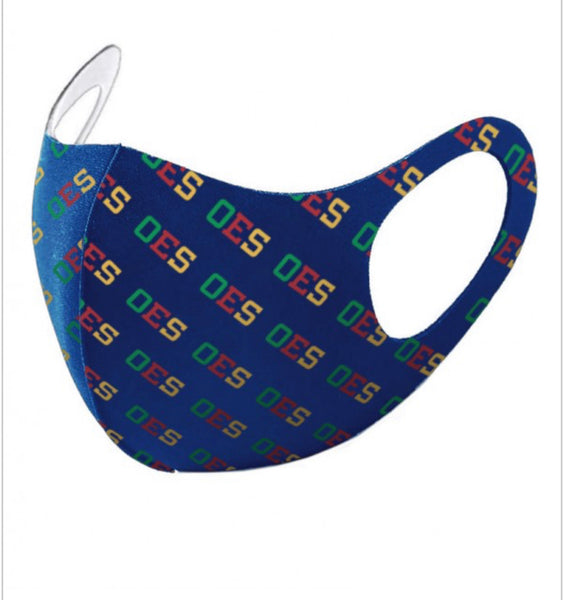 Order of The Eastern Star - (Breathable) Face Mask/Blue