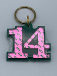 Alpha Kappa Alpha - Line Number Keychain #14