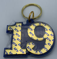 Sigma Gamma Rho - Line Number Keychain #19