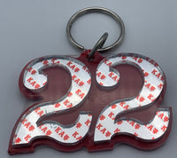 Kappa Alpha Psi - Line Number Keychain #22