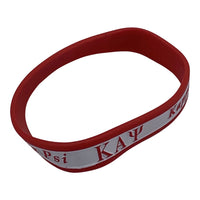 Kappa Alpha Psi - Silicone Wrist Band (Striped)