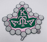 Alpha Kappa Alpha  -3” Ivy Leaf Embroidered Patch (Iron on)