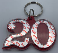 Kappa Alpha Psi - Line Number Keychain #20