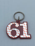 Delta Sigma Theta - Line Number Keychain #61