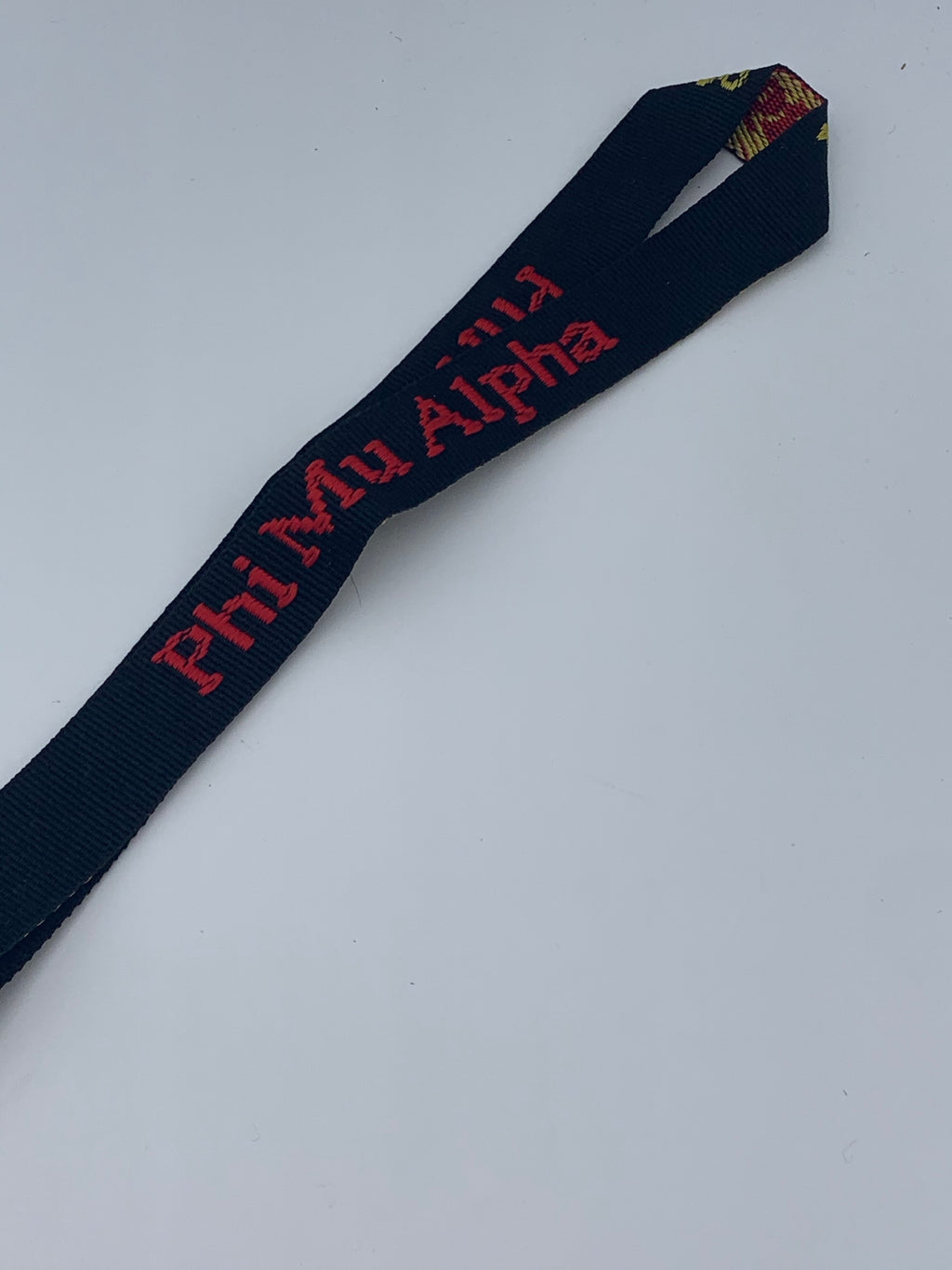 Phi Mu Alpha - Woven Embroidered Lanyard