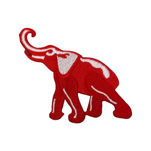 Delta Sigma Theta - 4” Elephant(Iron on) Patch/Red