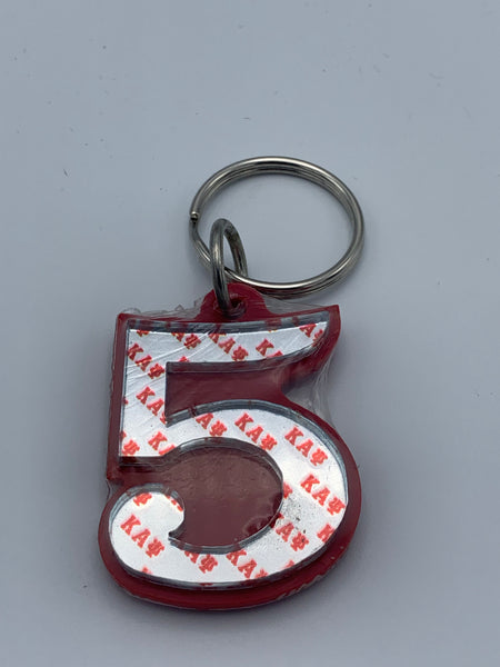 Kappa Alpha Psi - Line Number Keychain #5