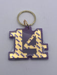 Omega Psi Phi - Line Number Keychain #14